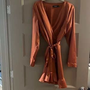 Missguided orange dress -US size 10